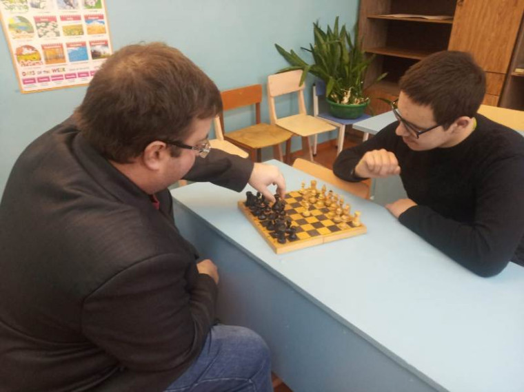 #Репортаж_с_зимних_каникул # Шахматно-шашечный турнир.