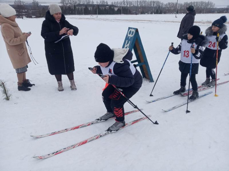 Лыжня России - 2023 (внутришкольные соревнования по лыжным гонкам).