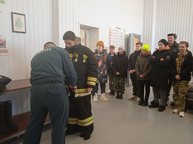 Посещение пожарно-спасательной части №27 города Бирюч.